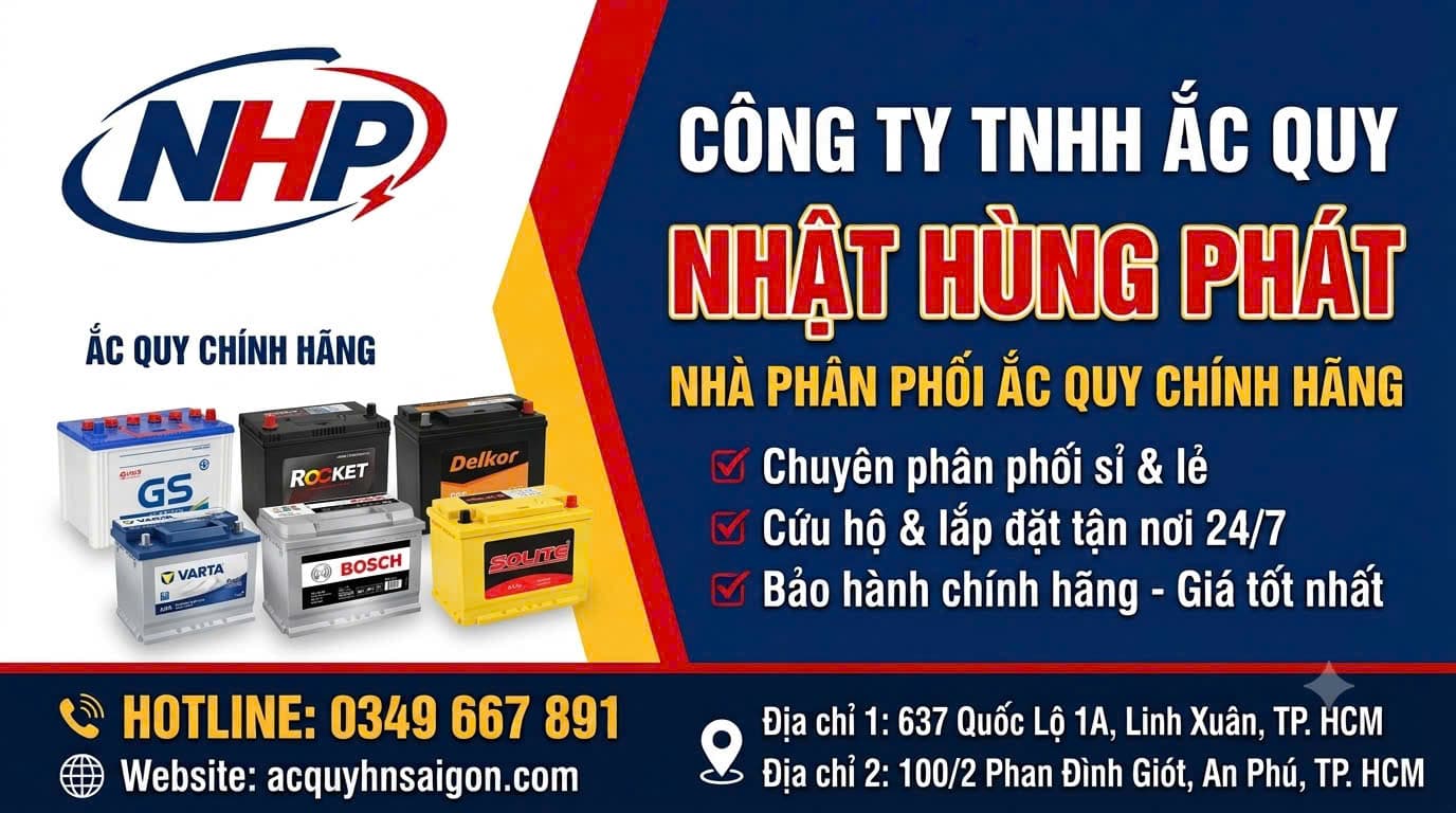 Kiểm Tra Ắc Quy Miễn Phí Tại Dĩ An | Nhật Hùng Phát