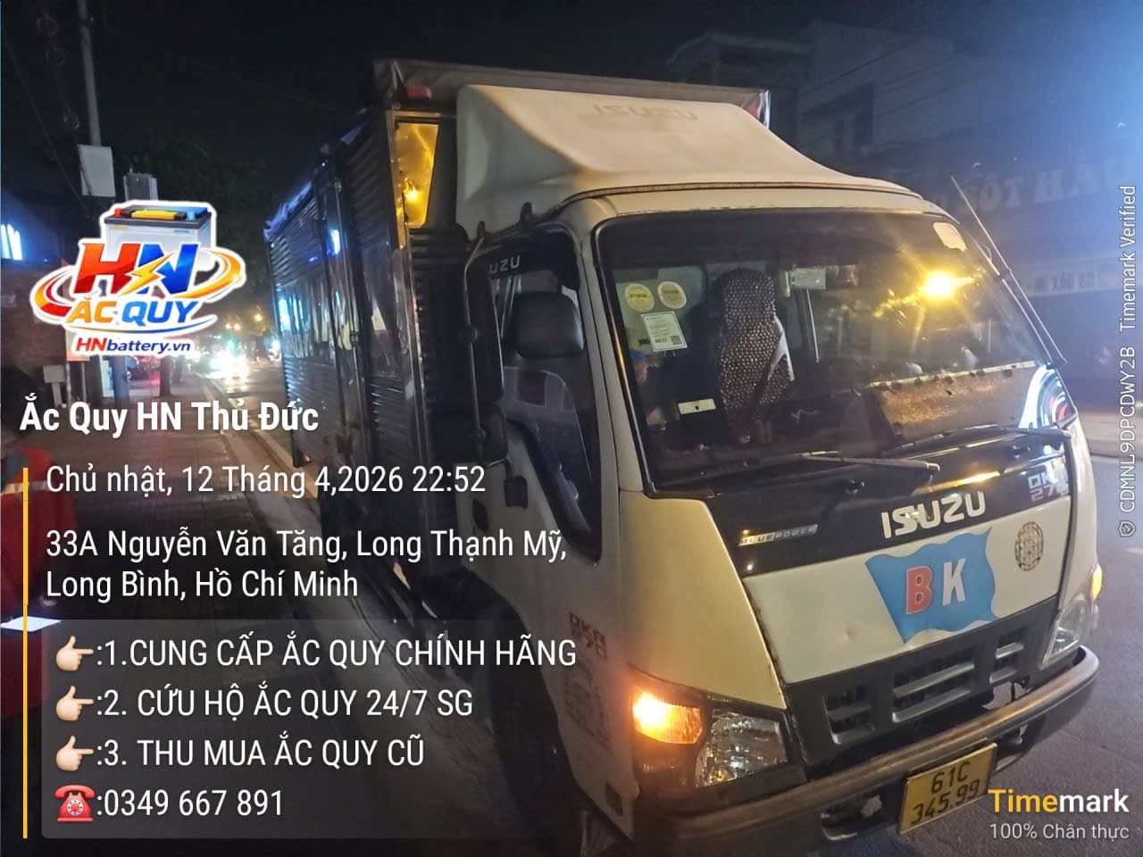 Thay Ắc Quy Ô Tô Tận Nơi Trong 15 Phút Tại Thủ Đức