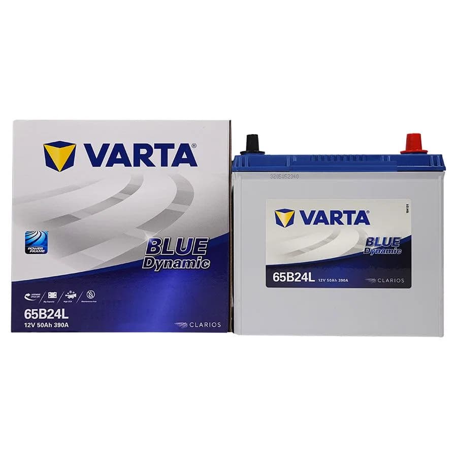 Ắc quy Varta 65B24 L/LS (12V – 50Ah)