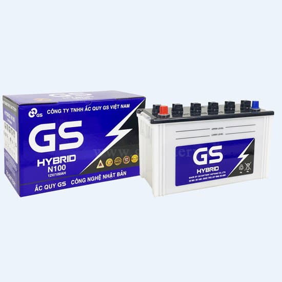 Ắc Quy GS N100 HYBRID (12V – 100Ah)