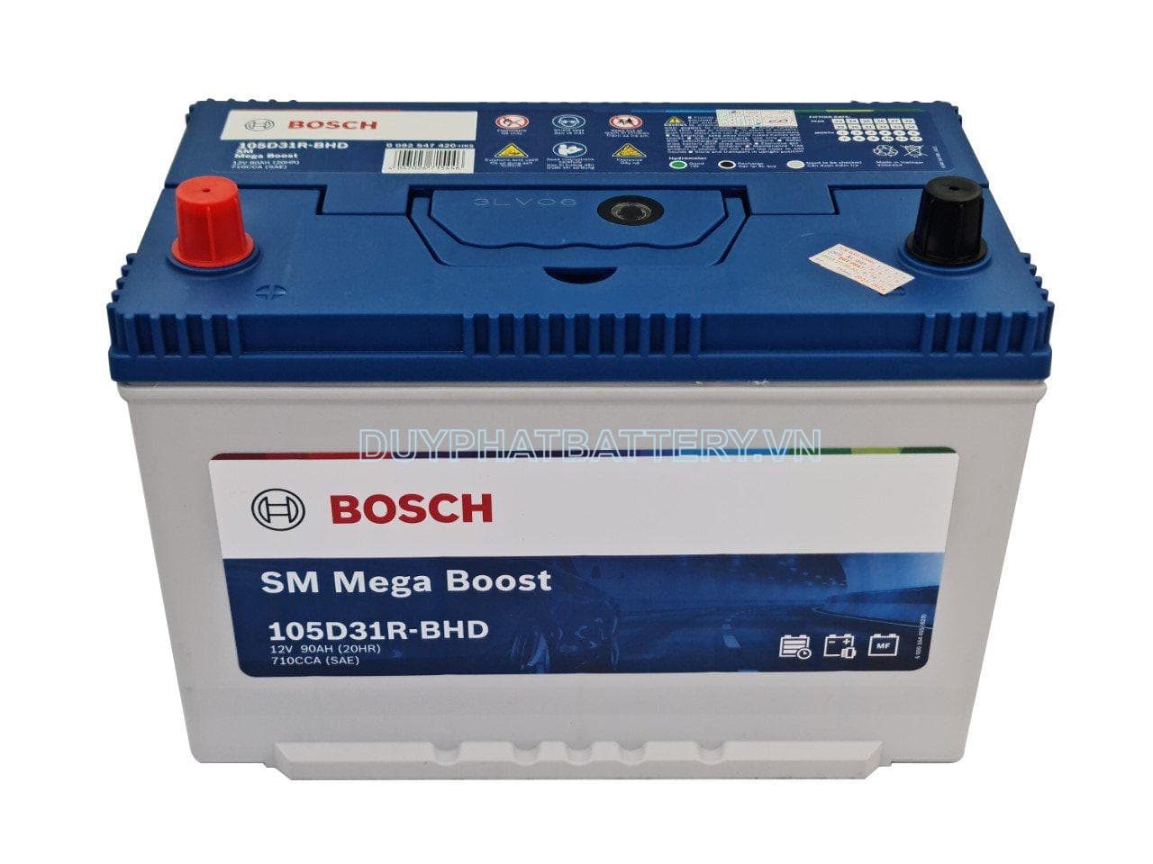 Ắc quy Bosch 105D31R (12V – 90Ah)