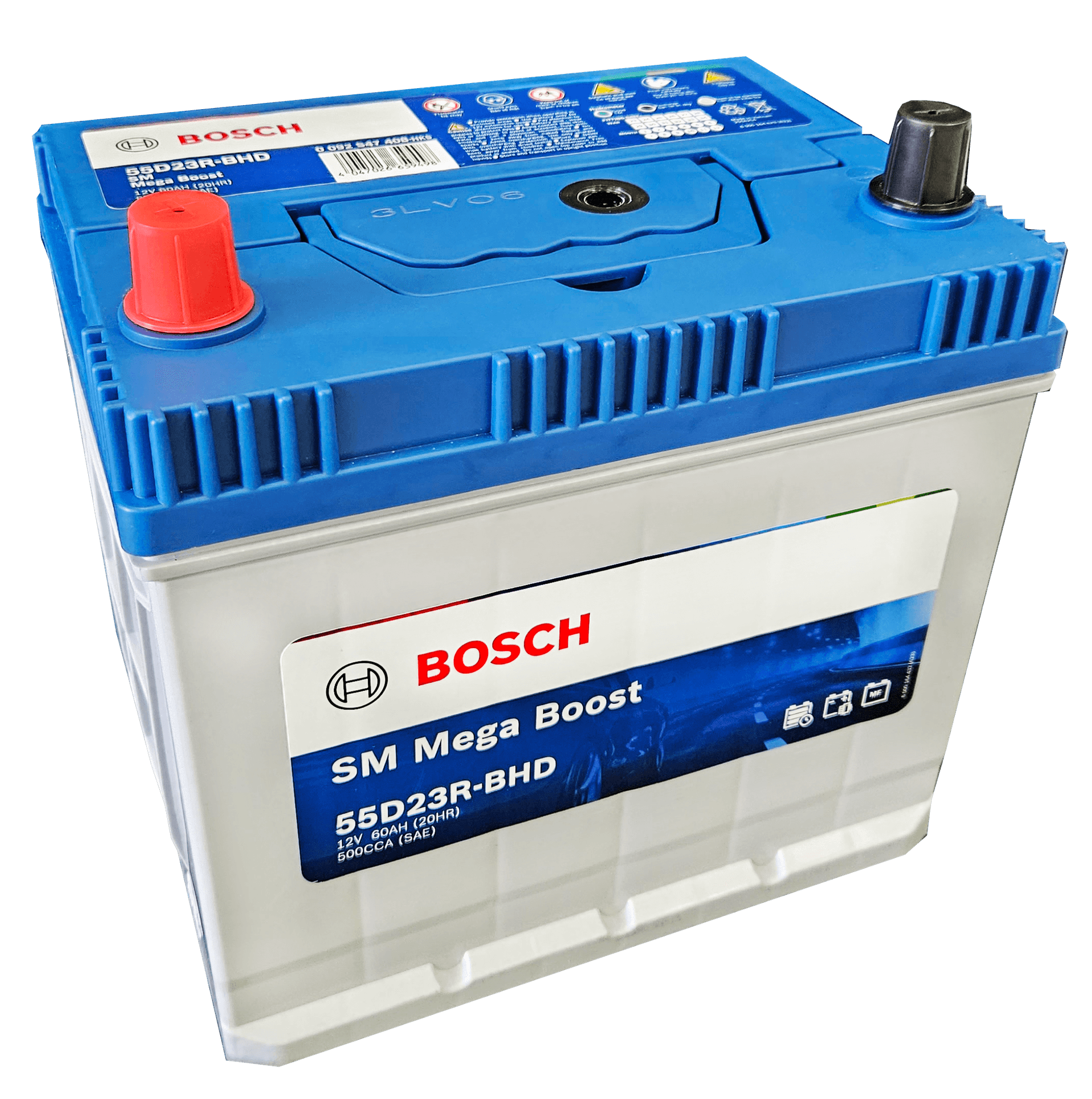 Ắc quy Bosch 55D23R (12V – 60Ah)