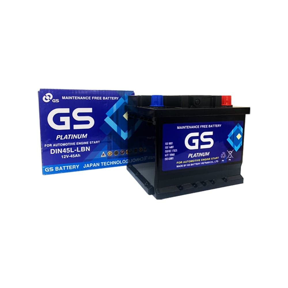 Ắc quy GS MF DIN45L-LBN (12V- 45Ah)