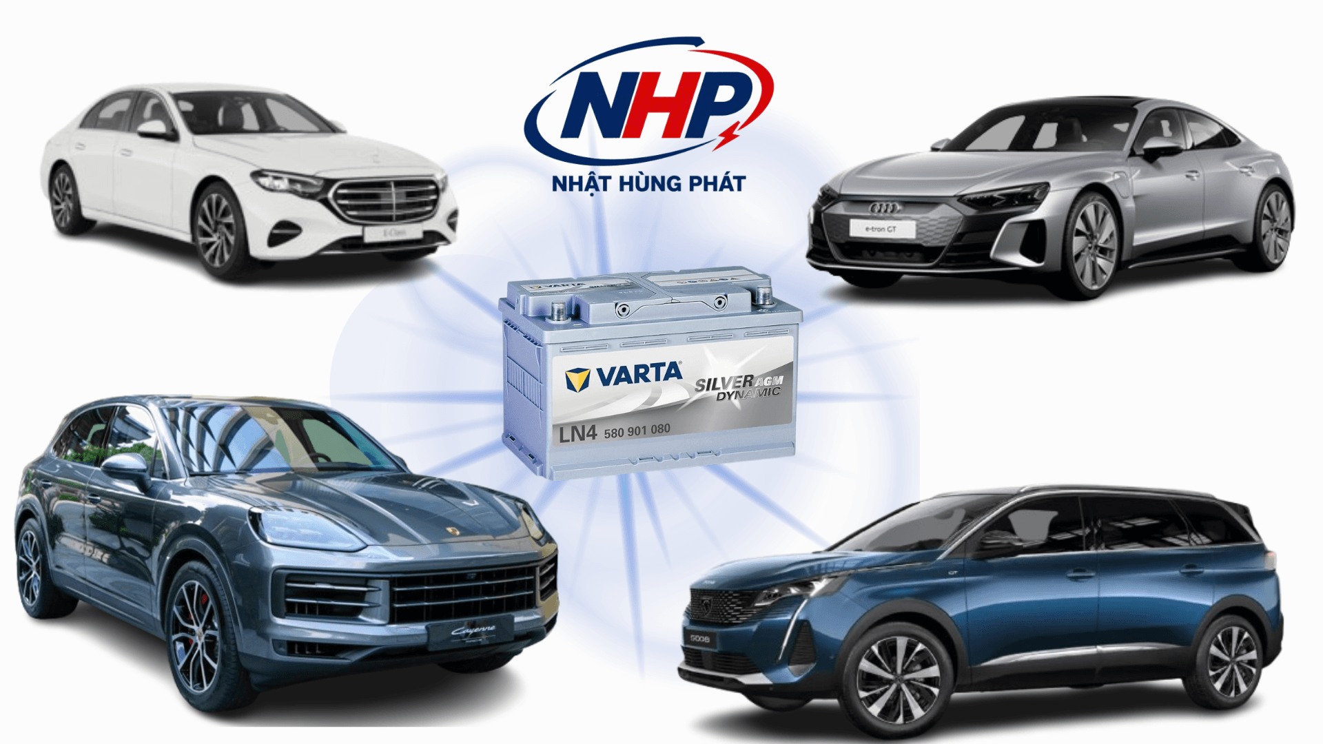 Ắc Quy VARTA AGM Cho Mercedes, BMW, Audi, Porsche – Thay Ắc Quy Xe Châu Âu Chính Hãng Tại TP.HCM