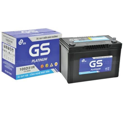 Ắc Quy GS 105D31 L/R (12V – 90Ah)