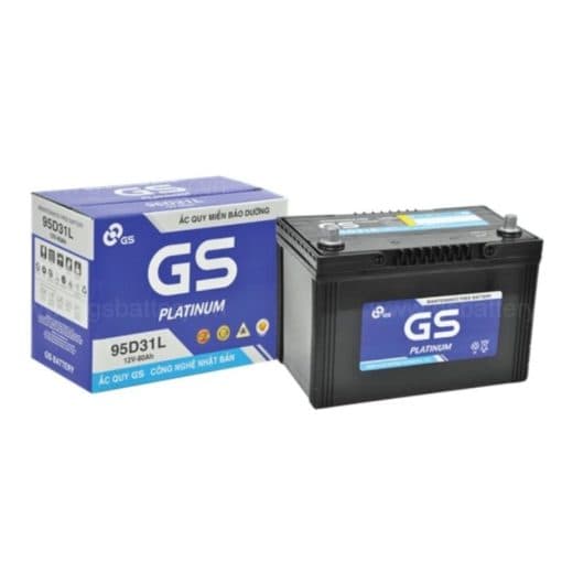 Ắc quy GS MF 95D31L (12V – 80Ah )