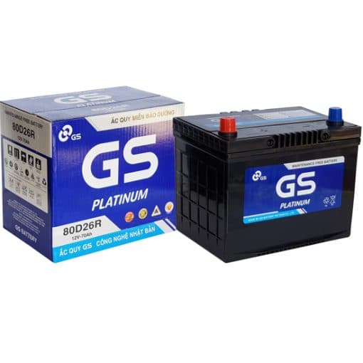 Ắc quy GS MF 80D26R (12V-70Ah)