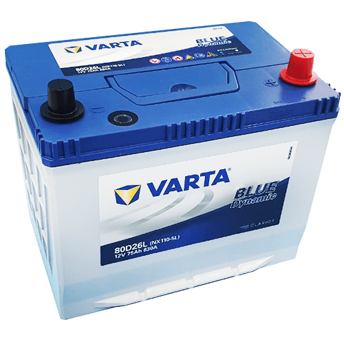 Ắc quy Varta 80D26L/R (12V – 75Ah)