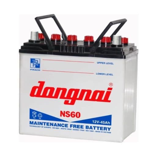 Ắc quy Đồng Nai Pinaco NS60R (12V – 45Ah)