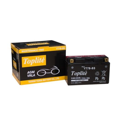 Ắc quy Toplite YT7B-BS (12V – 6.5Ah)
