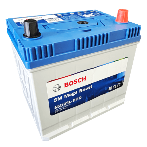 Ắc Quy Bosch 55D23L (12V-60Ah)
