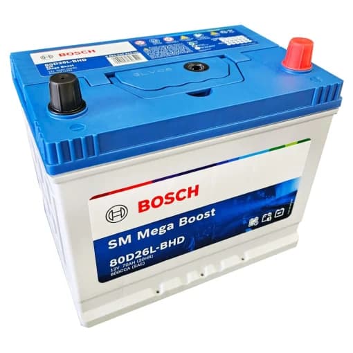 Ắc Quy Bosch 80D26L (12V – 70Ah)
