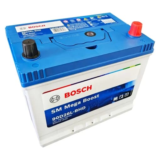Ắc Quy Bosch 90D26L (12V – 75Ah)