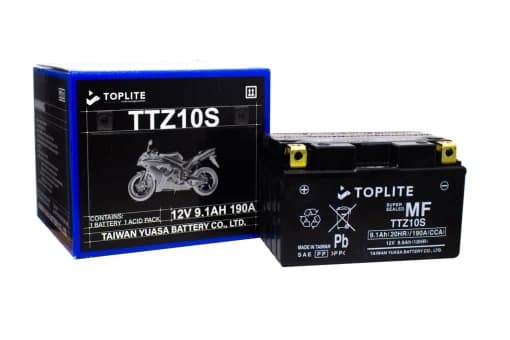 Bình Ắc Quy Moto Toplite TTZ10S (12V – 8.6Ah)