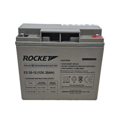 Ắc quy Rocket ES20-12 (12V – 20Ah)