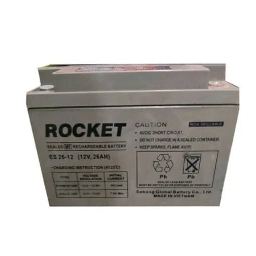 Ắc quy Rocket ES26-12 (12V – 26Ah)