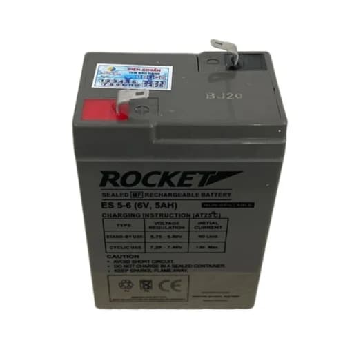 Ắc quy Rocket ES5-6 (6V – 5Ah)