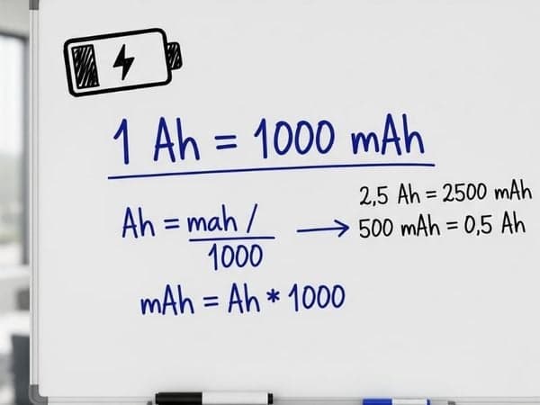 1 Ah Bằng Bao Nhiêu mAh? Cách Tính Thời Gian Sử Dụng Ắc Quy
