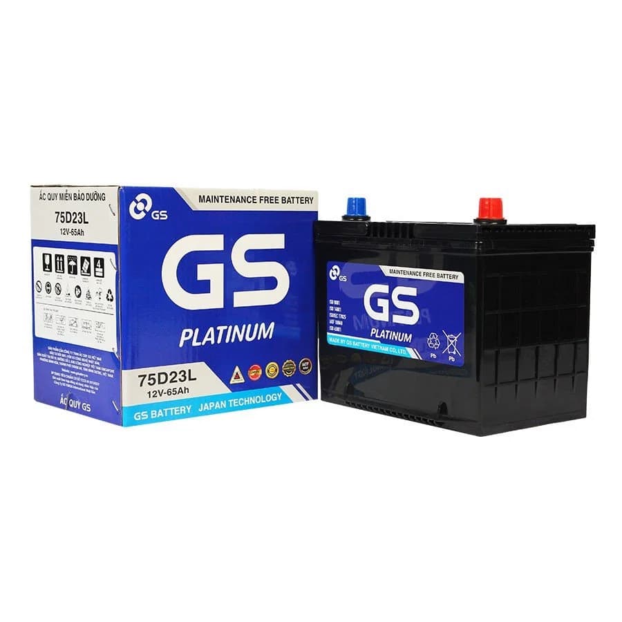 Ắc Quy GS MF 75D23L (12V – 65Ah)