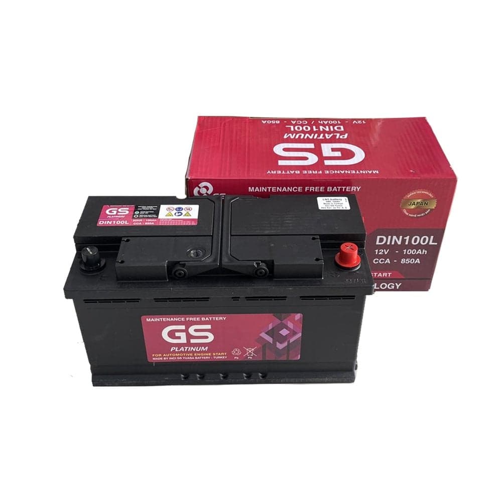 Ắc quy GS MF DIN100L (12V-100Ah)