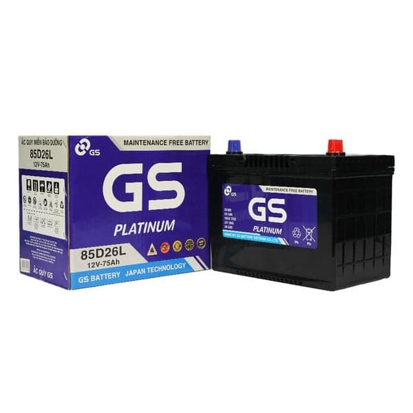Ắc quy GS MF 85D26L (12V-75Ah)