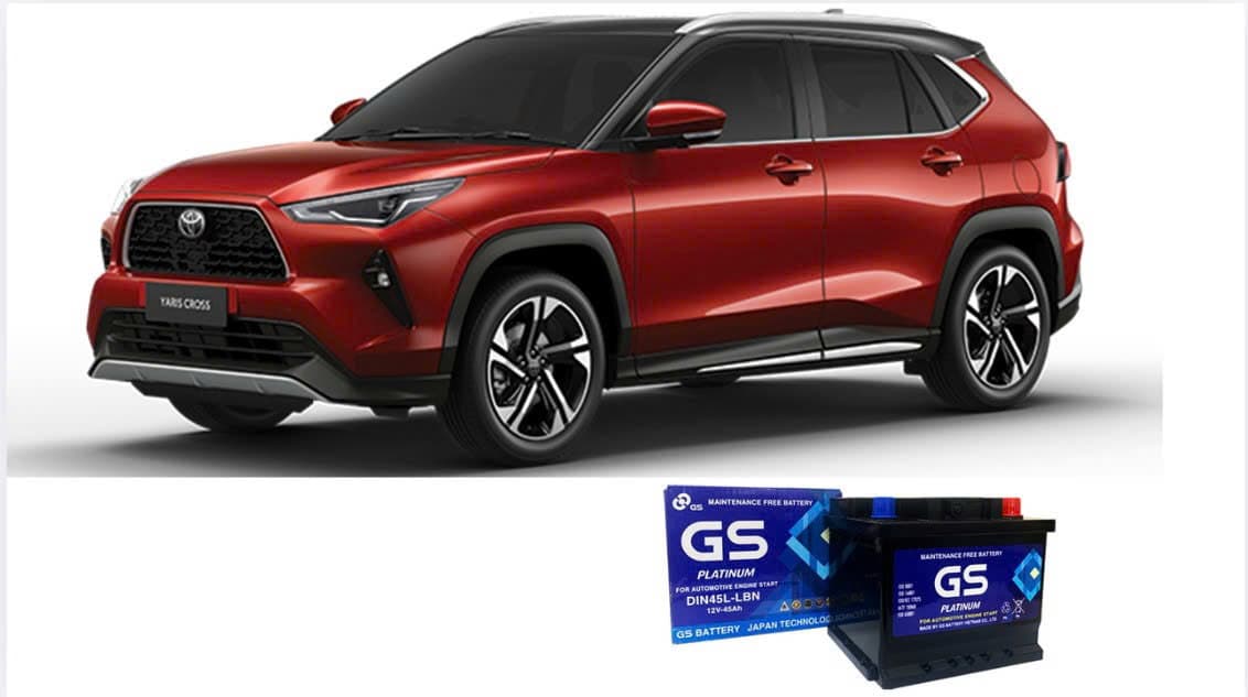 Thay Ắc Quy Toyota Yaris Cross Xăng Tận Nơi TP.HCM – GS DIN45L-LBN, Delkor, Varta, Bosch Chính Hãng