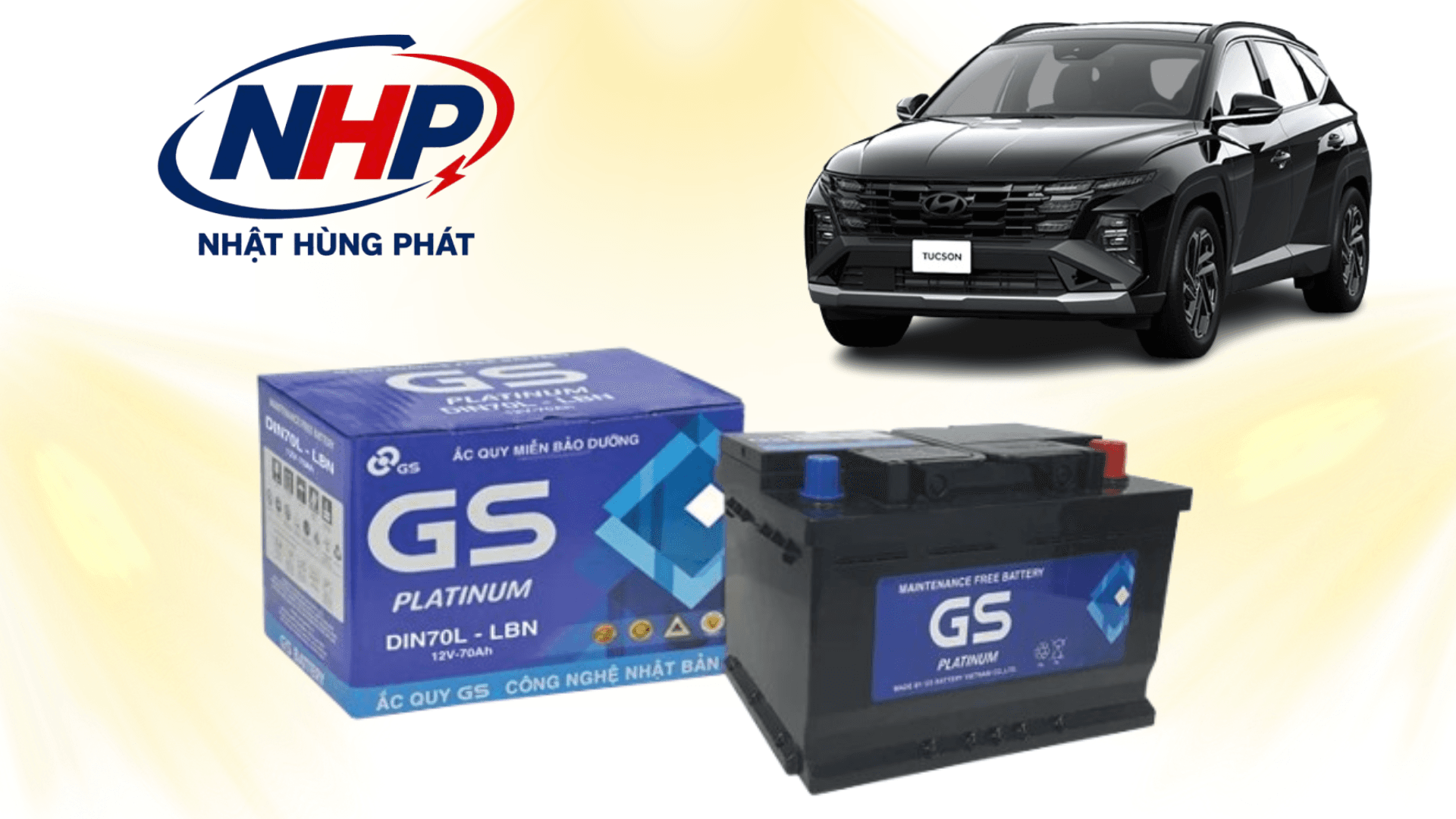 Có Nên Nâng Cấp Bình GS DIN70L-LBN Cho Hyundai Tucson Máy Xăng? Những Điều Chủ Xe Cần Biết
