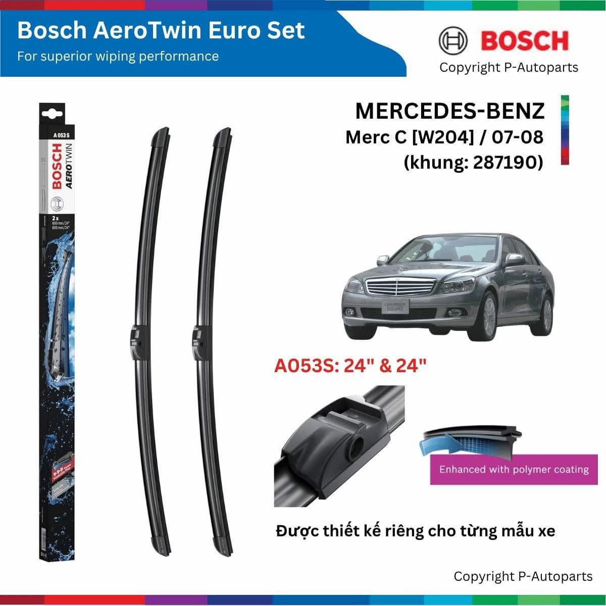 Gạt Mưa Bosch Chính Hãng Cho Ô Tô | Công Ty TNHH Ắc Quy Nhật Hùng Phát