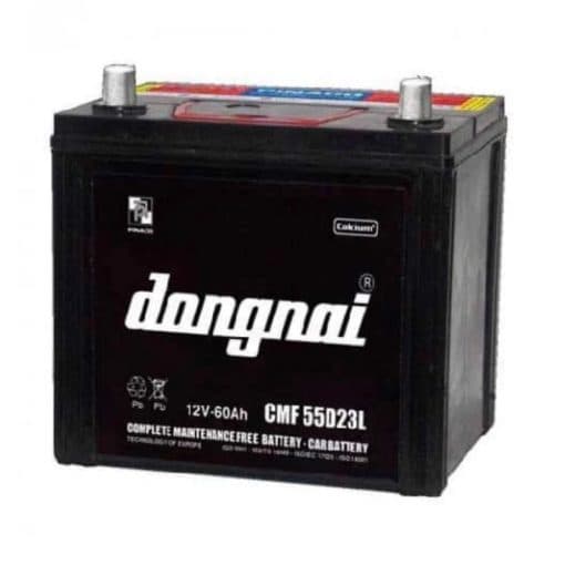 Ắc quy Đồng Nai CMF 55D23L (12V – 60Ah)