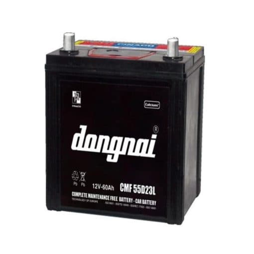 Ắc quy Đồng Nai Pinaco CMF 55D23R (12V – 60Ah)