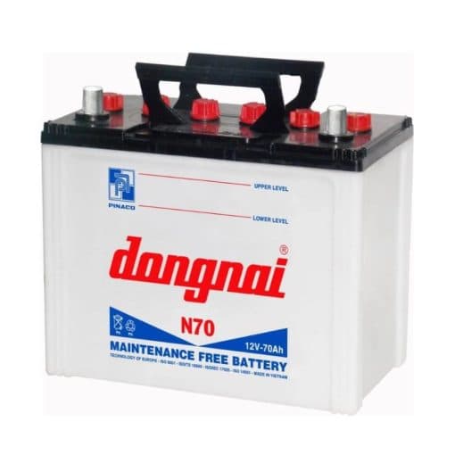 Ắc quy Đồng Nai Pinaco N70R (12V – 70Ah)
